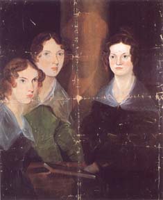 Anne, Emily, and Charlotte. Bramwell Bronte c 1834