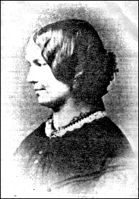   A photograph believed to be of Charlotte Brontë